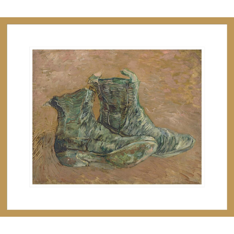 Chaussures par Vincent van Gogh - Impression Giclée sur cadre, H 17,75 po x l 20,82 po