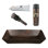Premier Copper Products BSP5_VREC2014DB-P Bathroom Sink And Drain Package