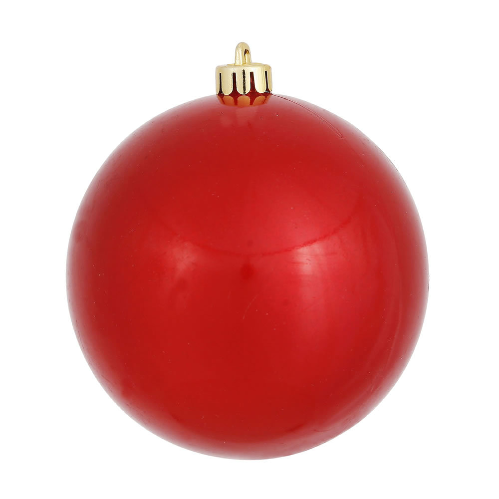 The Holiday Aisle® 4" Shatterproof Bauble, Red