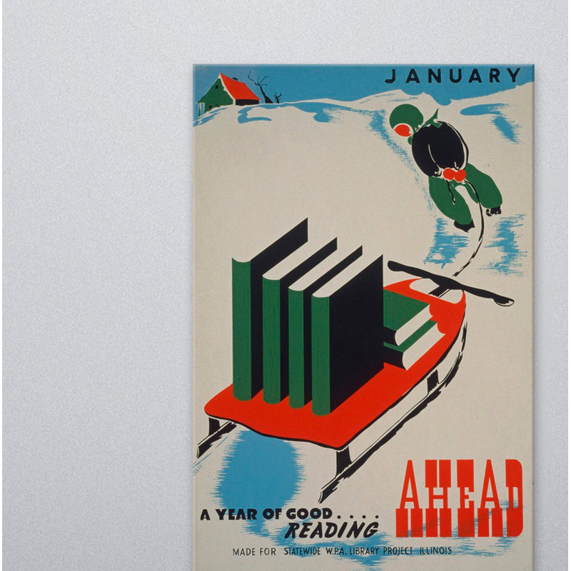 Good Reading Ahead - Wrapped Canvas Print, 76cm H x 51cm W