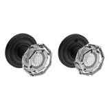 Crystal Door Knob with Baldwin Reserve Rosette