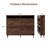 Tomoye Farmhouse Shoe Cabinet with 4 Drawers-1193631751