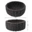  Panier décoratif en laine feutrée à la main MODWOOL 10 po (gris)-933475239