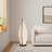 Modern Fabric Banana Floor Lamp, Minimalist Living Room & Bedroom Accent Light