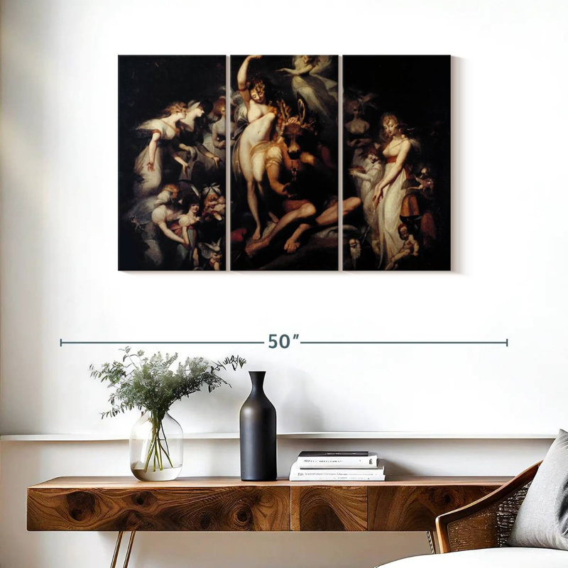Titania And Bottom, 24" H x 38" W