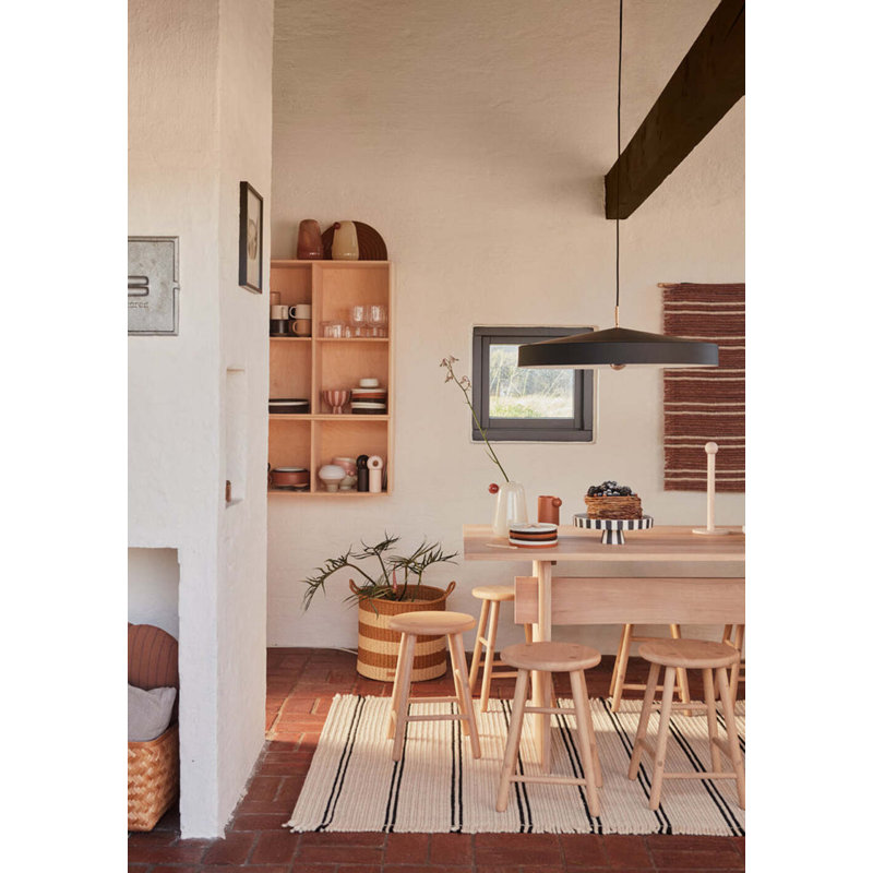 Putki Hand Woven Wool Tapestry, Nutmeg