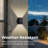 Mitsuru Outdoor Aluminum Solar LED Wall Sconce