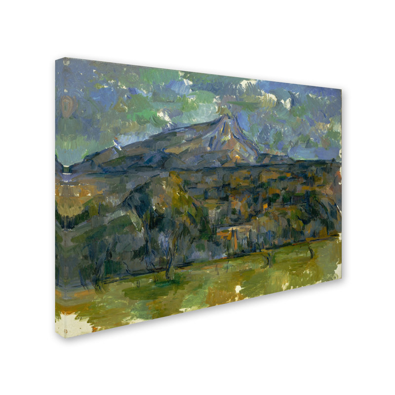 « sainte-victoire » par print sur toile tendue Paul Cezanne, H 24 po x l 32 po