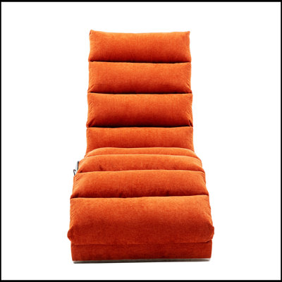Chaise longue de massage en lin d'intérieur avec télécommande, longue chaise longue électrique ergonomique pour une détente ultime