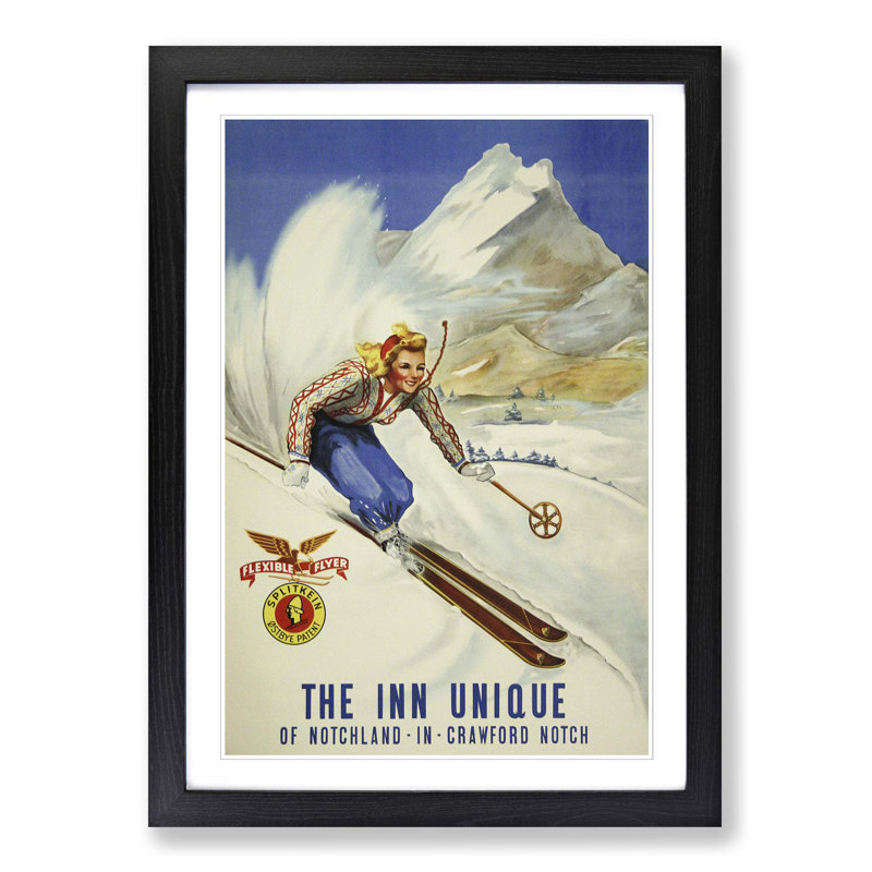 Single Picture Frame Print, Black
