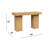 Padula 48" Light Oak Console Table-1402384980