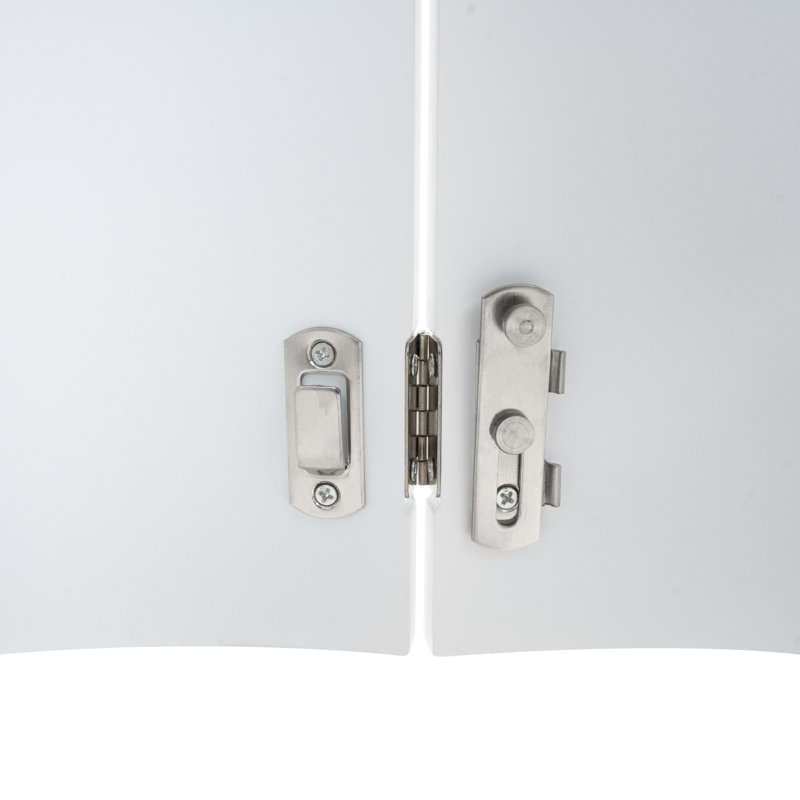 Escabeau de cuisine en bois pliable pour enfants Eirwen, Blanc
