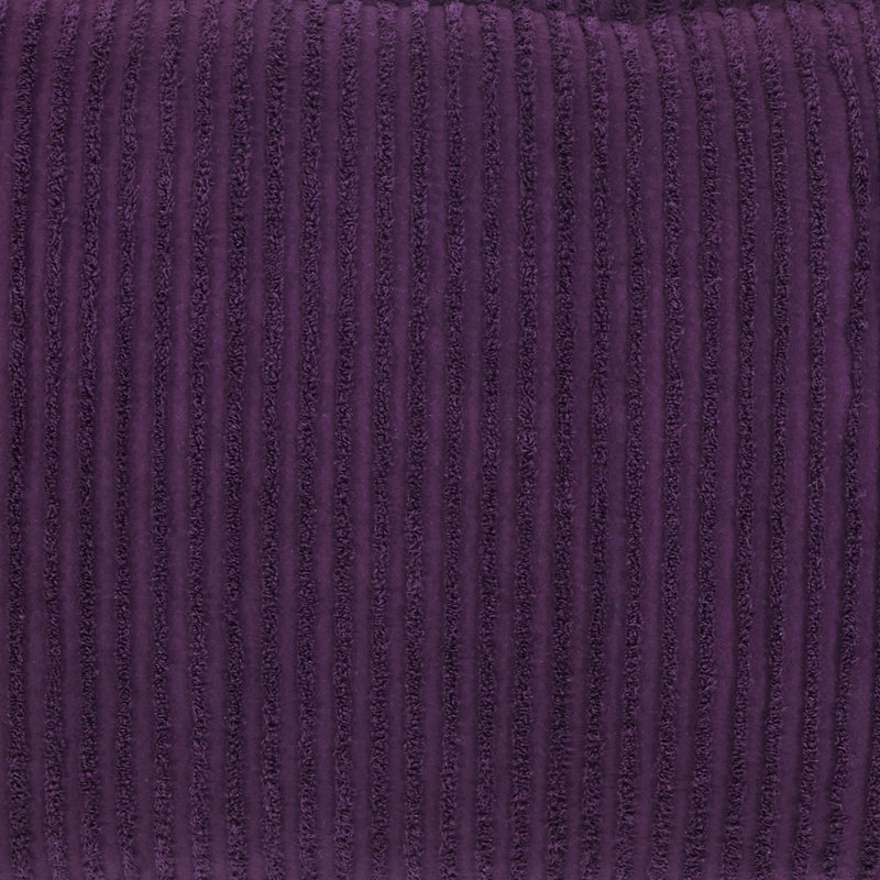 Plum Cotton Embroidered Standard Sham with Chenille Tufting