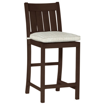 Club 24" Patio Bar Stool with Cushion