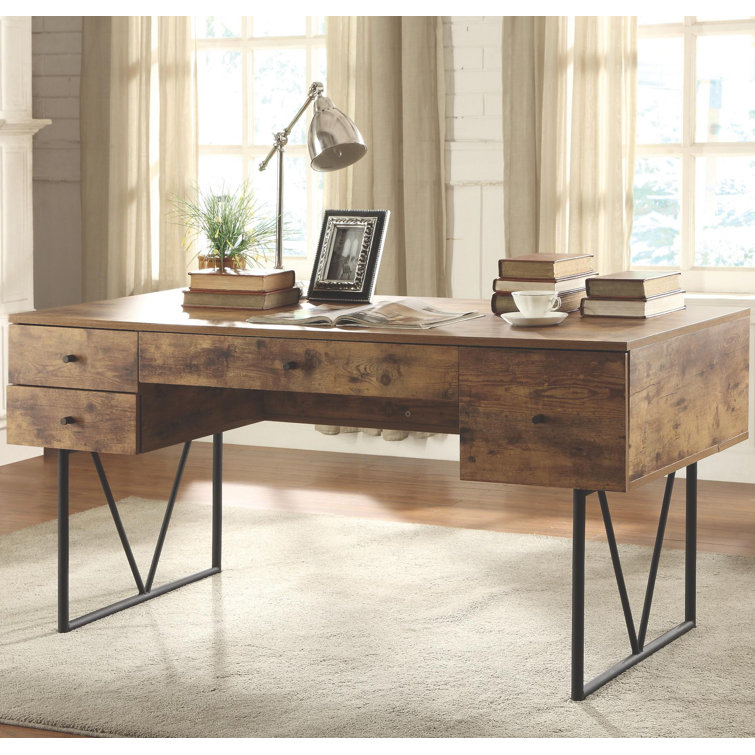 Fallon Metal Base Writing Desk