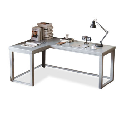 Solid wood corner L-shaped desk