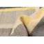 Tapis décoratif gris en laine tissé à plat 4 pi 6 po x 6 pi 7 po emmeryn