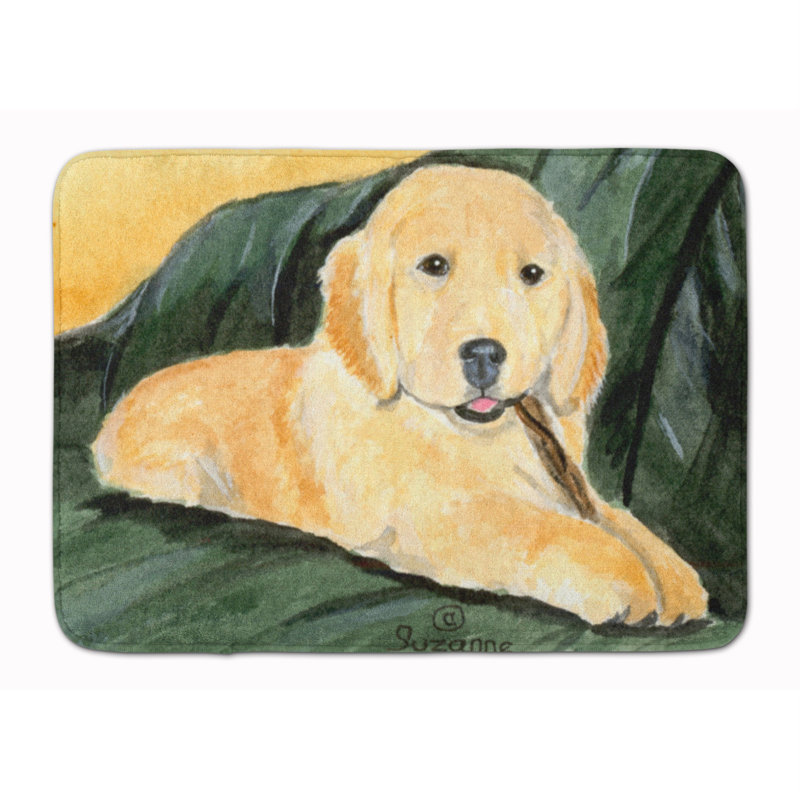 Tapis pour salle de bain à mousse mémoire retriever