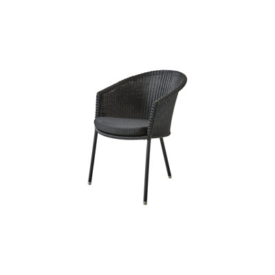 Trinity Wicker Patio Dining Armchair with Cushion
