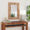Abbie Rectangular Coconut Shell Mirror