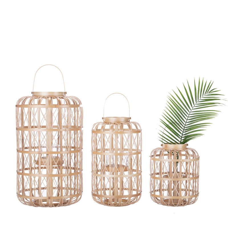 Amanda Lindroth Harbour Island Lantern, 35" H x 16" W x 16" D