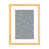 Toile avec cadre en bois beige