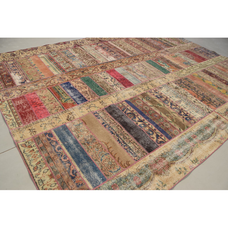 Tapis rétro rétro Oushak