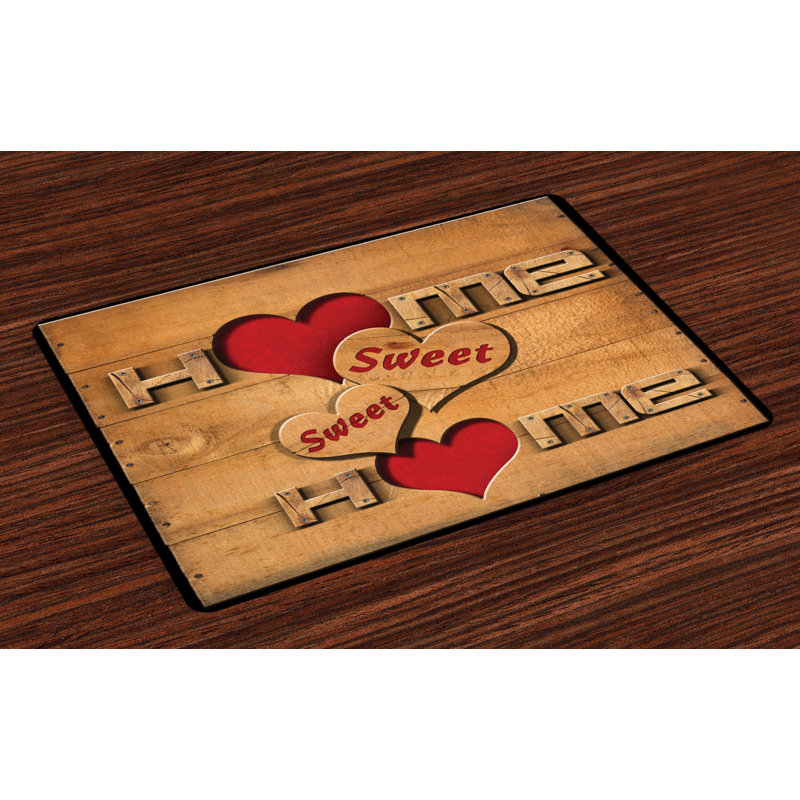 Broadview Saying Hearts Words Placemat