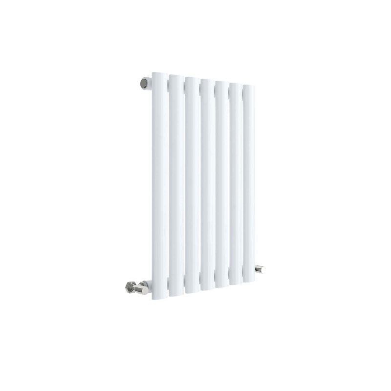 Revive Vertical Designer Radiator, White, 60cm H x 41.2cm W x 5.5cm D