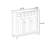White&Gray Solid Wood Shoe Storage Bench