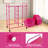 17 Stories 15-drawer Rolling Storage Cart Mobile Cart With Colorful Drawers & Metal Frame Hot Pink