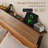  Queen Size Floating Bed Frame With Led And Charging Station,metal Platform Bed Frame With Storage Headboard,no Box Spring Needed,noise-free,easy To Assemble,walnut