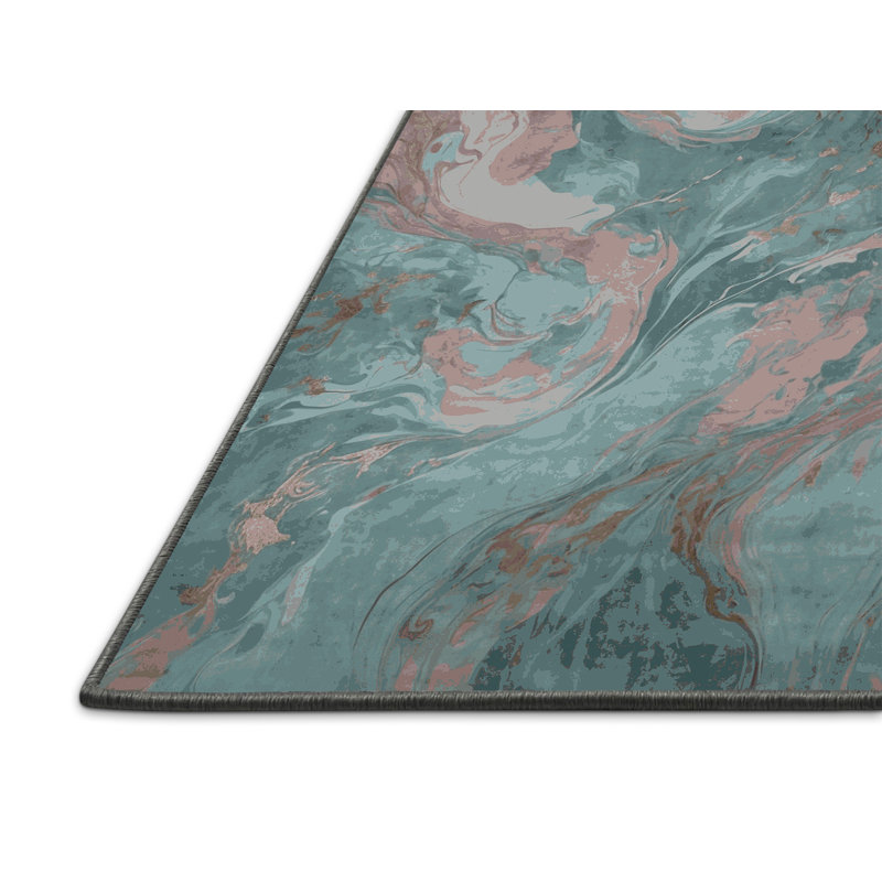 Tapis gris soyeux et moelleux, Carré 3 pi