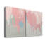 Blushing Abstract I-Premium Gallery Wrapped Canvas -Ready to Hang
