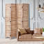 170cm W x 1.9cm H 4 - Panel Folding Room Divider