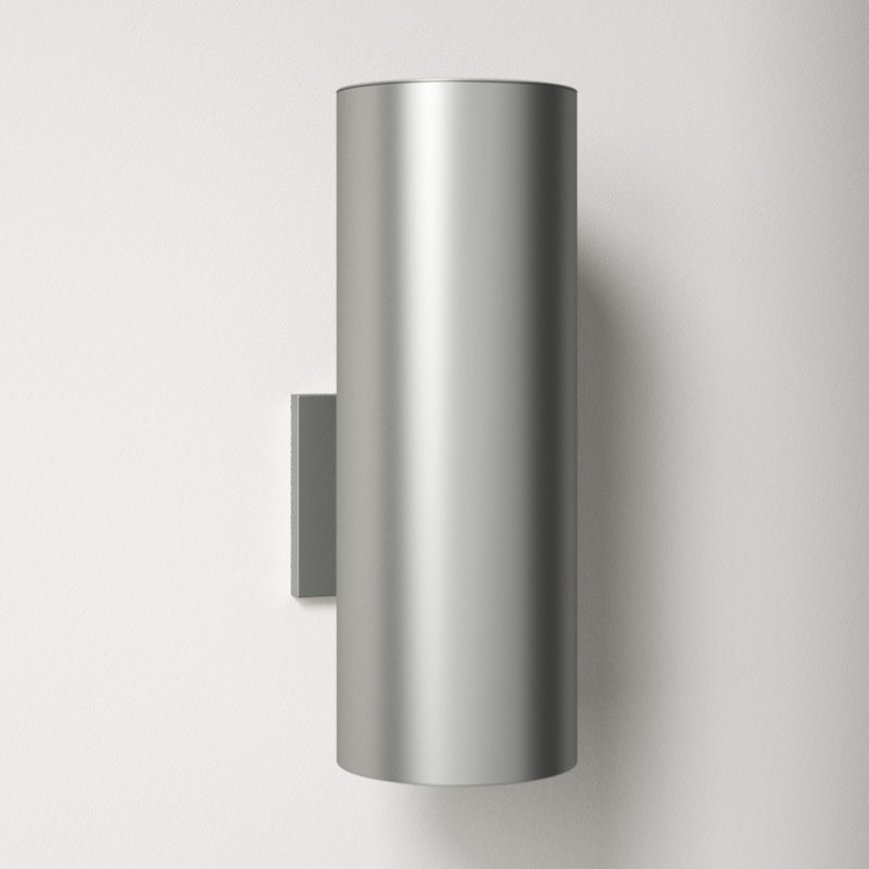 Dylan Wall Light, 14.25" H x 5.12" W x 5.12" D, Black, No