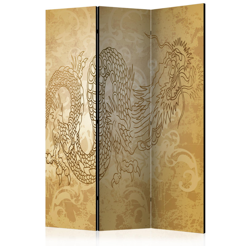 Room Divider - Dragon [Room Dividers], 3, 172cm H x 135cm W x 3cm D