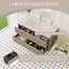 Meuble-lavabo flottant 42 po avec lavabo, meuble-lavabo mural avec lavabo à surface solide et tiroirs à fermeture en douceur 42 po-121099578-121099574-121099575