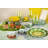 Tropical 30cm Glass Appetiser Plate