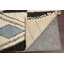 Tapis géométrique en laine marocain noué à la main 8 pi 1 po x 10 pi 7 po