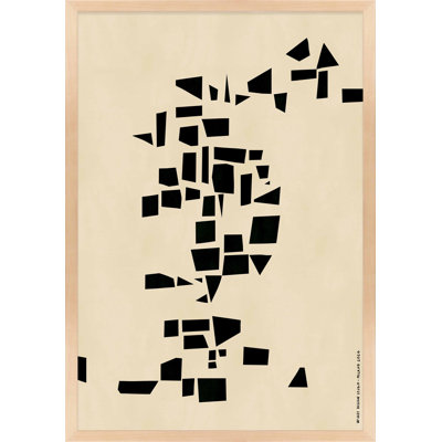 Broken Geometry II by Romina Gadler - Framed Wall Art