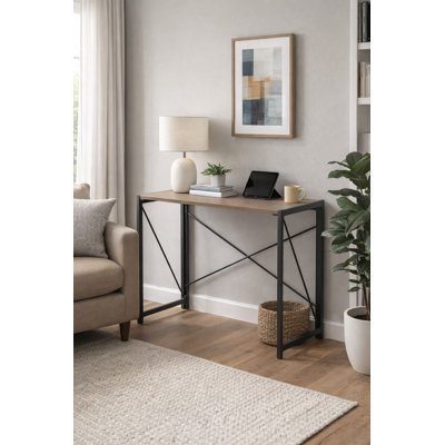 Metal Base Writing Desk