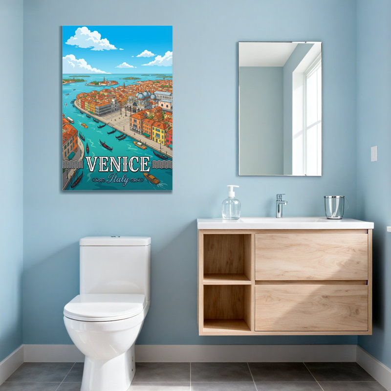 Paysages de paysage urbain et urbain de Venise, H 40 po x l 28 po
