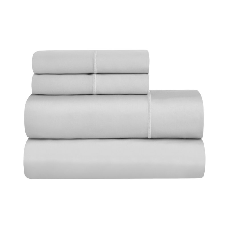  Ensemble de draps Luxury, Ensemble de draps pour très grand lit, Platine
