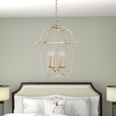 3 - Light Dimmable Lantern Geometric Chandelier