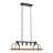 5 Lights Rustic Retro Style Wooden Farmhouse Pendant Light