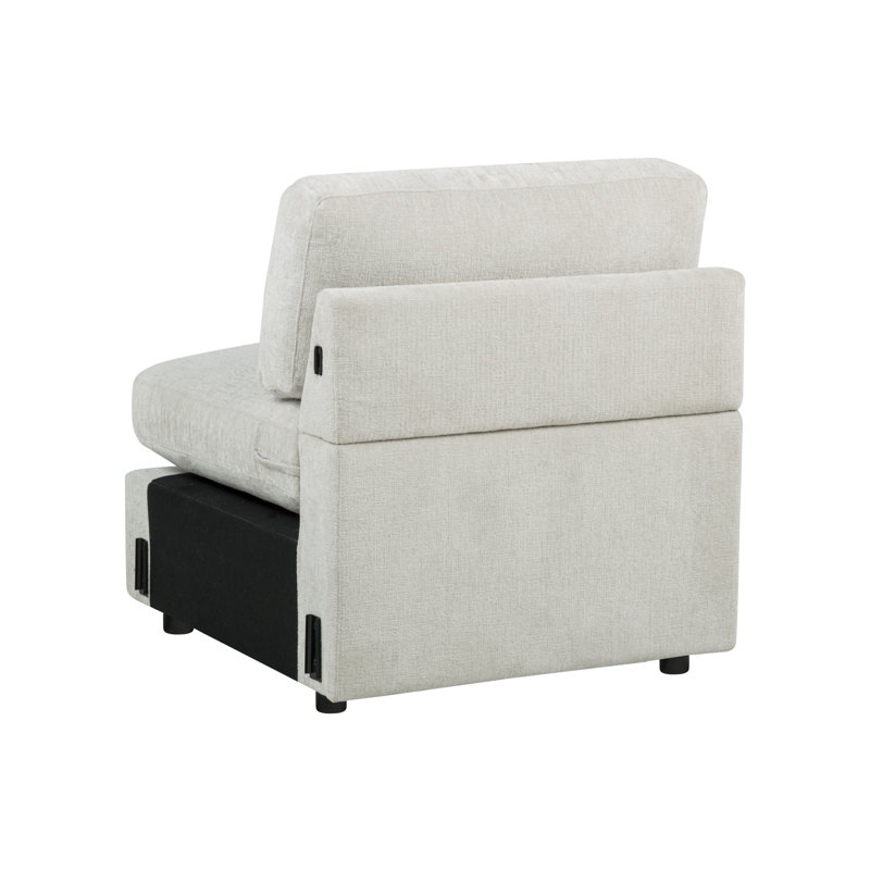Linge de siège et de dossier williamieke, Beige