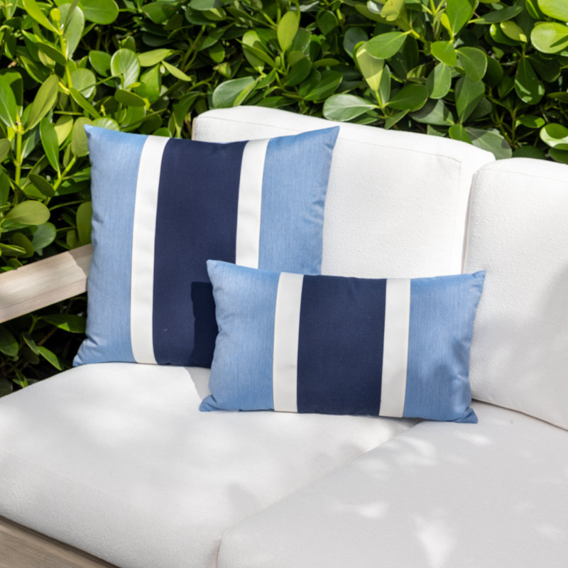 Nevis Outdoor Square Sunbrella® Pillow Cover & Insert, 22"H x 22"W