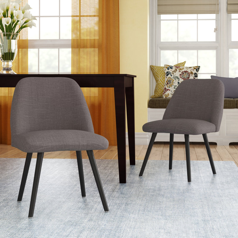 Weisman Upholstered Dining Chair, Grey