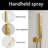12+ 8" Ceiling Mount Rain Shower And 2 In 1 Handhled, Push Button 3 Modes Valve Complete Shower Set-121081746